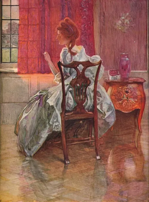 Framed Print : The Keepsake, c1902. Artist: Joseph Walter West Framed Print : The Keepsake, c1902. Artist: Joseph Walter West