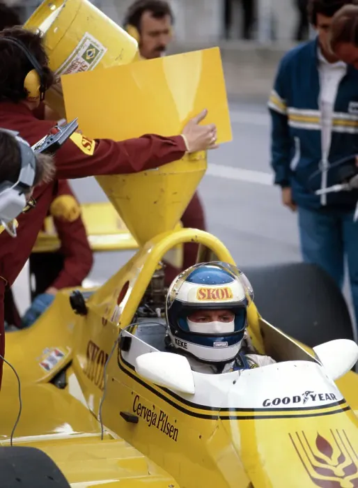 Framed Print : Keke Rosberg in a Fittipaldi-Cosworth F7, British Grand Prix, Brands Hatch, 1980 Framed Print : Keke Rosberg in a Fittipaldi-Cosworth F7, British Grand Prix, Brands Hatch, 1980