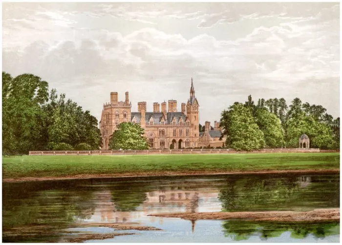Framed Print : Kelham Hall, Nottinghamshire, home of the Manners-Sutton family, c1880 Framed Print : Kelham Hall, Nottinghamshire, home of the Manners-Sutton family, c1880