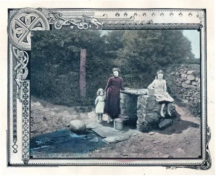 Framed Print : Kells: St. Columbiclls Holy Well, c1903. Artist: Robert John Welch Framed Print : Kells: St. Columbiclls Holy Well, c1903. Artist: Robert John Welch