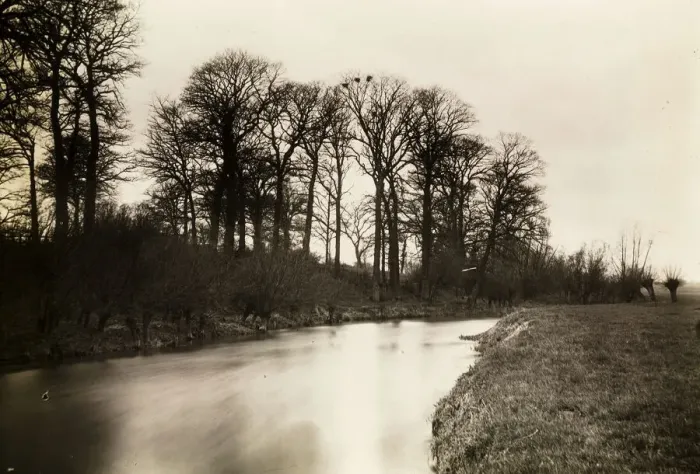 Framed Print : Kelmscott Manot: The Thames Near the Manor, 1896. Creator: Frederick Henry Evans Framed Print : Kelmscott Manot: The Thames Near the Manor, 1896. Creator: Frederick Henry Evans