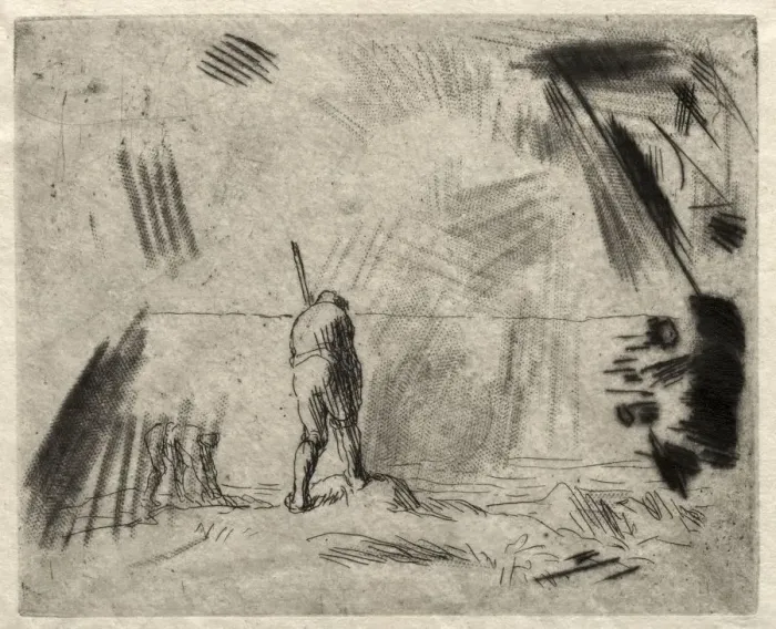 Framed Print : Kelp Gatherers. Creator: Jean-Francois Millet (French, 1814-1875) Framed Print : Kelp Gatherers. Creator: Jean-Francois Millet (French, 1814-1875)