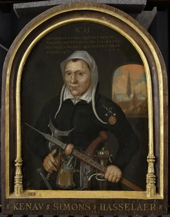 Framed Print : Kenau Simonsdr Hasselaer, c.1590-c.1609. Creator: Unknown Framed Print : Kenau Simonsdr Hasselaer, c.1590-c.1609. Creator: Unknown