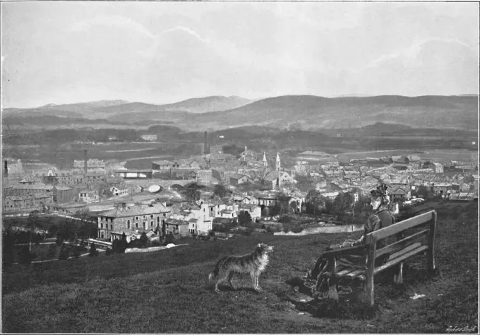 Framed Print : Kendal, from the Castle, c1896. Artist: Poulton & Co Framed Print : Kendal, from the Castle, c1896. Artist: Poulton & Co