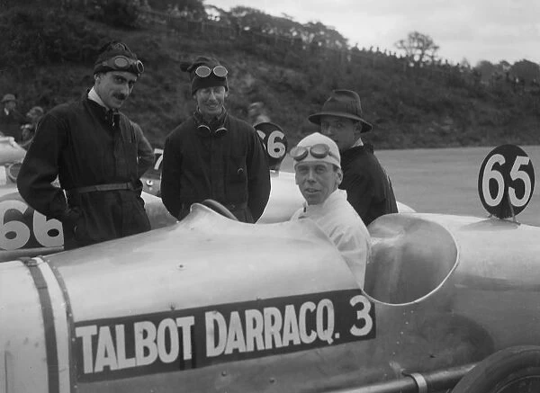 Kenelm Lee Guinness in his Talbot-Darracq at the JCC 200 Mile Race, Brooklands, Surrey, 1921