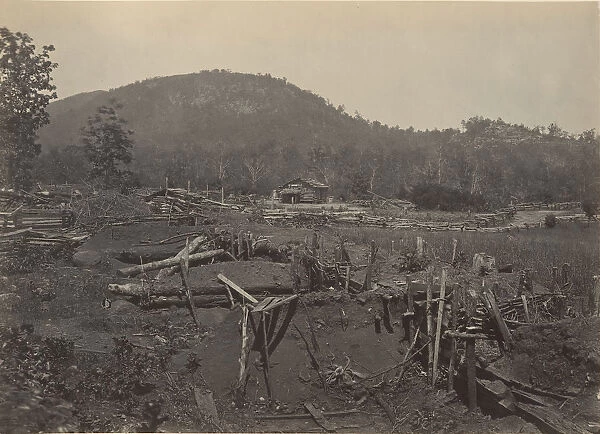 The Front of Kenesaw Mountain, Georgia, 1860s. Creator: George N. Barnard