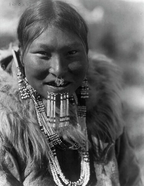 Kenowun-Nunivak, c1929. Creator: Edward Sheriff Curtis