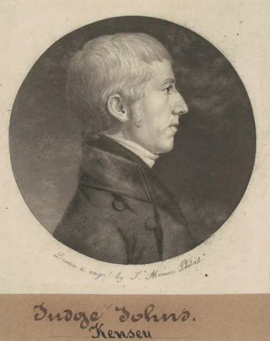 Framed Print : Kensey Johns, 1802. Creator: Charles Balthazar Julien Fevret de Saint-Memin Framed Print : Kensey Johns, 1802. Creator: Charles Balthazar Julien Fevret de Saint-Memin