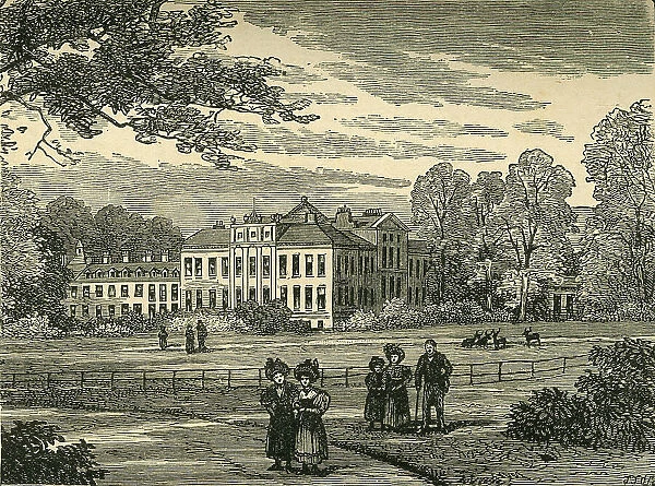 Kensington Palace, Where The Queen Was Born, As It Appeared in 1831, (c1897). Creator: Unknown