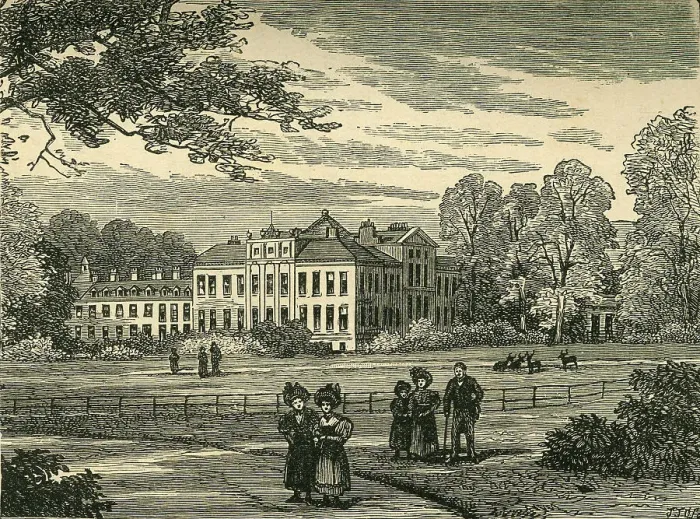Framed Print : Kensington Palace, Where The Queen Was Born, As It Appeared in 1831, (c1897). Creator: Unknown Framed Print : Kensington Palace, Where The Queen Was Born, As It Appeared in 1831, (c1897). Creator: Unknown