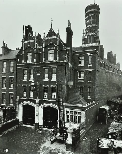 Kentish Town Fire Station, No 3a Fortress Walk, St Pancras, London, 1903