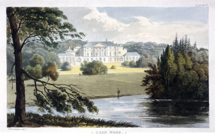 Framed Print : Kenwood House, Hampstead, London, 1810 Framed Print : Kenwood House, Hampstead, London, 1810