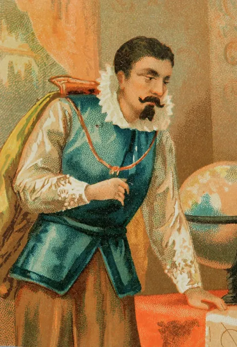Framed Print : Kepler in the observatory in Prague, (Detail), 1886. Creator: Unknown Framed Print : Kepler in the observatory in Prague, (Detail), 1886. Creator: Unknown