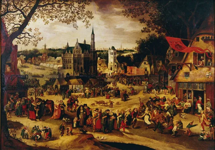 Framed Print : Kermis, c. 1600-1605. Artist: Vinckboons, David (1576-1629) Framed Print : Kermis, c. 1600-1605. Artist: Vinckboons, David (1576-1629)