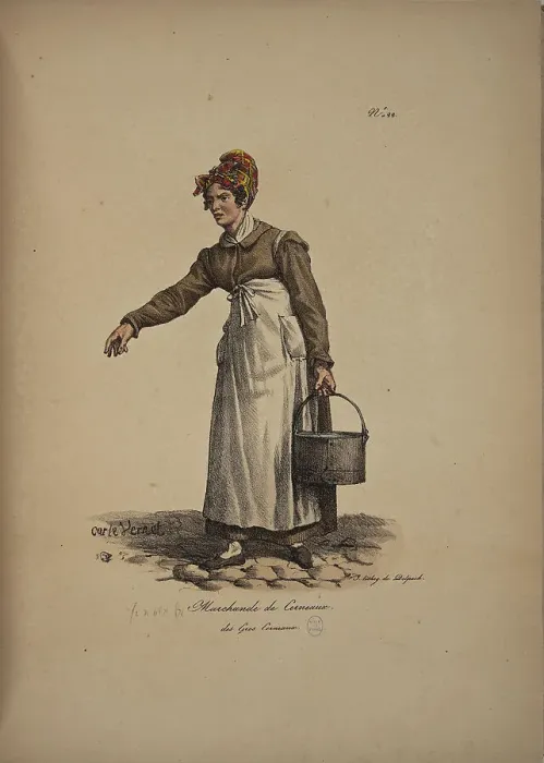 Framed Print : Kernels seller. From the Series Cris de Paris (The Cries of Paris), 1815. Creator: Vernet, Carle (1758-1836). Kernels seller. From the Series Cris de Paris (The Cries of Paris), 1815. Creator: Vernet, Carle (1758-1836) Framed Print : Kernels seller. From the Series Cris de Paris (The Cries of Paris), 1815. Creator: Vernet, Carle (1758-1836). Kernels seller. From the Series Cris de Paris (The Cries of Paris), 1815. Creator: Vernet, Carle (1758-1836)