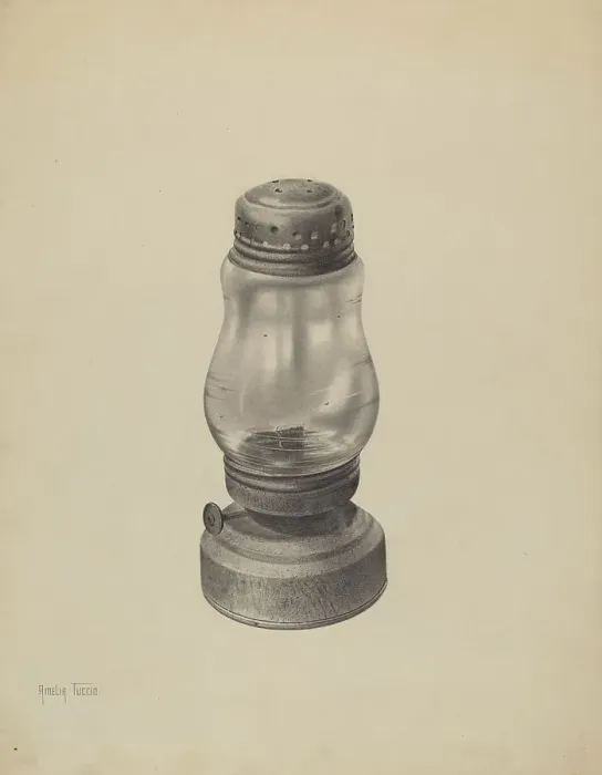 Framed Print : Kerosene Lantern, c. 1939. Creator: Amelia Tuccio Framed Print : Kerosene Lantern, c. 1939. Creator: Amelia Tuccio