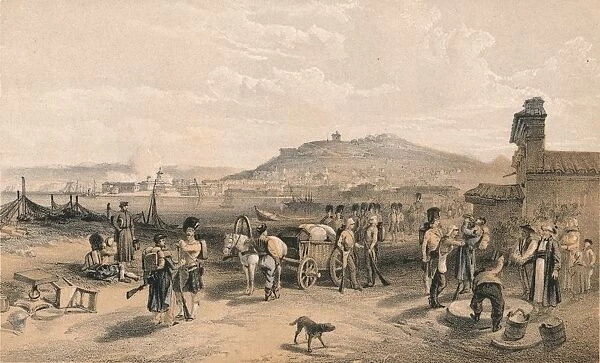 Kertch from the North, 1856. Artist: Georges McCulloch