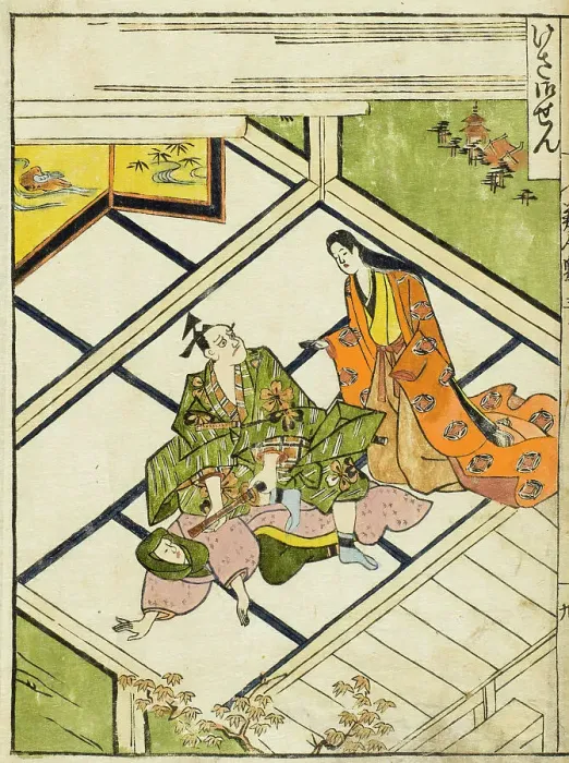 Framed Print : Kesa Gozen, 17th century. Creators: Okumura Masanobu, Suzuki Harunobu Framed Print : Kesa Gozen, 17th century. Creators: Okumura Masanobu, Suzuki Harunobu