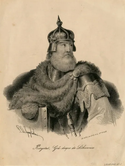 Framed Print : Kestutis, Grand Duke of Lithuania, 1840. Artist: Anonymous Framed Print : Kestutis, Grand Duke of Lithuania, 1840. Artist: Anonymous