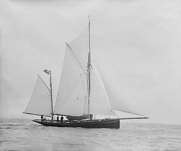 The ketch Palatina under way. Creator: Kirk & Sons of Cowes