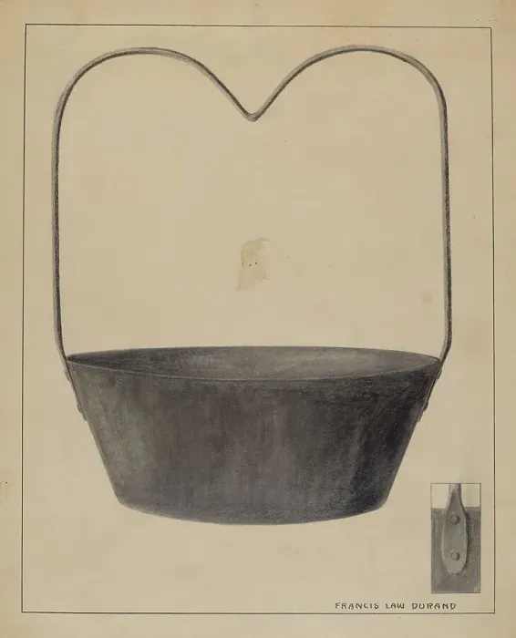 Framed Print : Kettle, 1935 / 1942. Creator: Francis Law Durand Framed Print : Kettle, 1935 / 1942. Creator: Francis Law Durand
