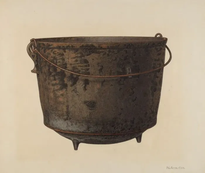Framed Print : Kettle, c. 1940. Creator: Nicholas Amantea Framed Print : Kettle, c. 1940. Creator: Nicholas Amantea
