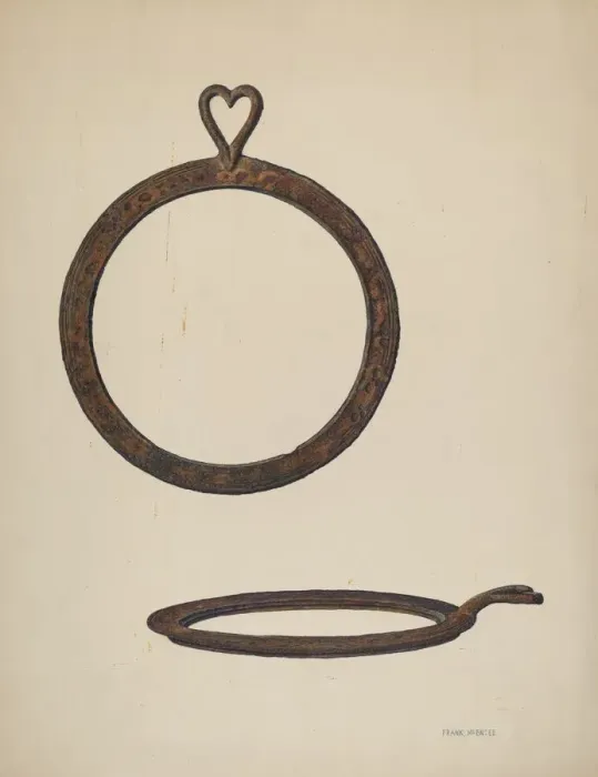 Framed Print : Kettle Ring, c. 1938. Creator: Frank McEntee Framed Print : Kettle Ring, c. 1938. Creator: Frank McEntee