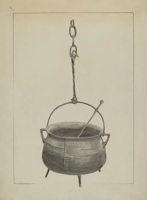 Framed Print : Kettle with Spoon, c. 1935. Creator: Benjamin Resnick Framed Print : Kettle with Spoon, c. 1935. Creator: Benjamin Resnick
