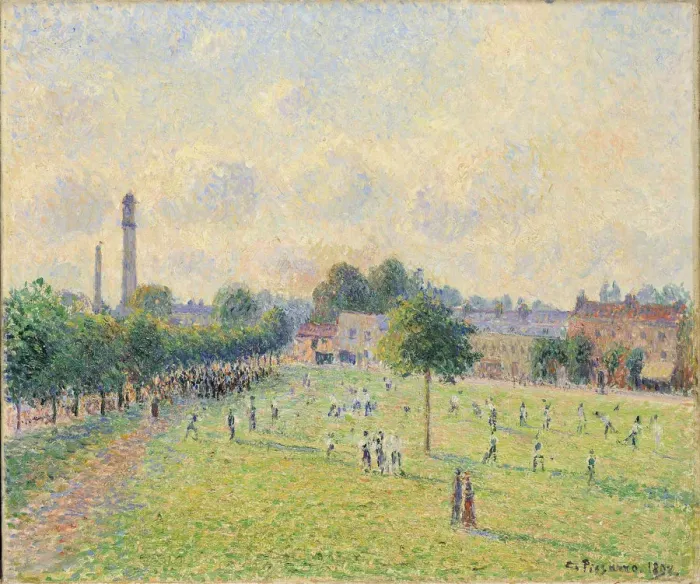 Framed Print : Kew Green, 1892 Framed Print : Kew Green, 1892