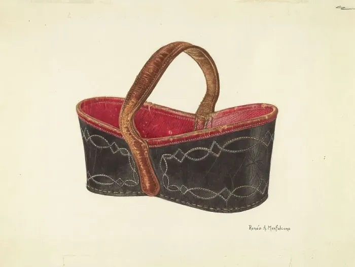 Framed Print : Key Basket, c. 1941. Creator: Renee A. Monfalcone Framed Print : Key Basket, c. 1941. Creator: Renee A. Monfalcone