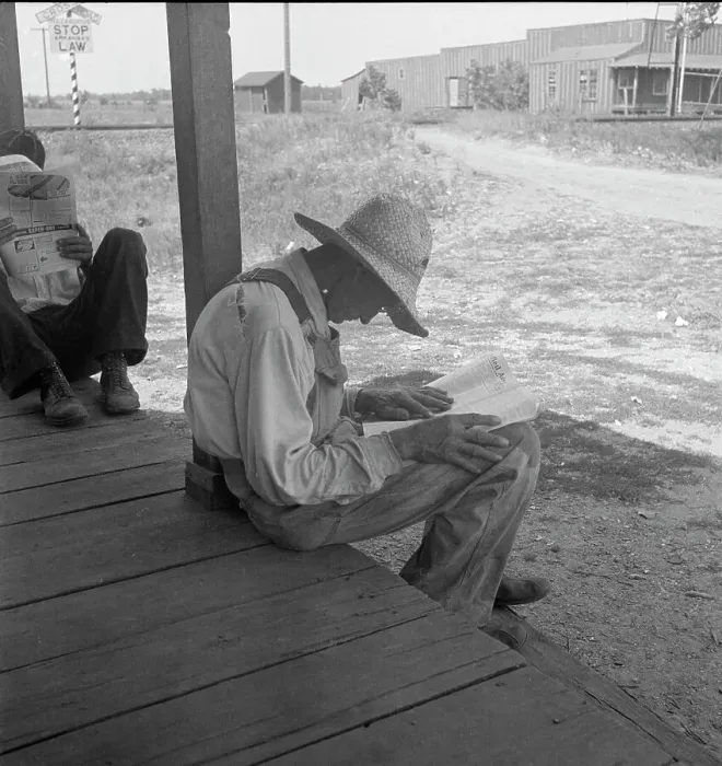 Framed Print : The key figure in the 1936 presidential campaign, the American farmer, Oklahoma, 1936. Creator: Dorothea Lange Framed Print : The key figure in the 1936 presidential campaign, the American farmer, Oklahoma, 1936. Creator: Dorothea Lange