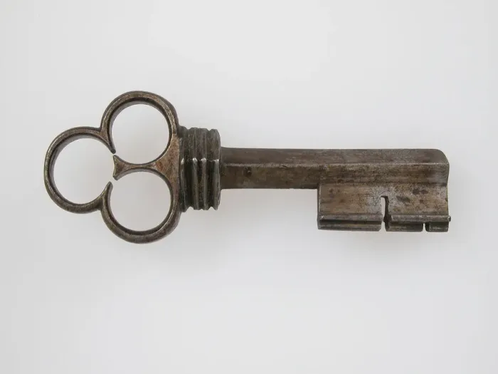 Framed Print : Key, French, early 15th century. Creator: Unknown Framed Print : Key, French, early 15th century. Creator: Unknown