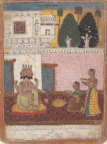 Khambavati Ragini... from a Dispersed Ragamala Series (Garland of Musical Modes), 1700-1725