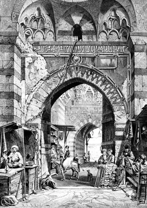 Framed Print : Between Khan El-Khalil, Egypt, 1881. Artist: G Werner Framed Print : Between Khan El-Khalil, Egypt, 1881. Artist: G Werner