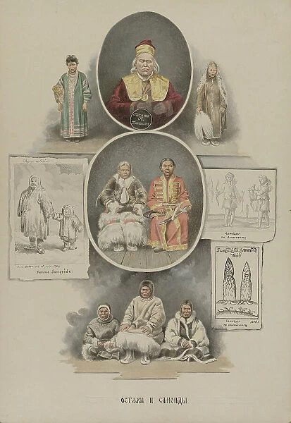 Khants and Samoyeds, 1862-1887. Creator: Mikhail Znamensky