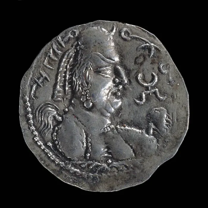 Framed Print : Khingila I, Dinar of the Alchon Huns, ca 440-490 CE. Creator: Numismatic, Ancient Coins Framed Print : Khingila I, Dinar of the Alchon Huns, ca 440-490 CE. Creator: Numismatic, Ancient Coins