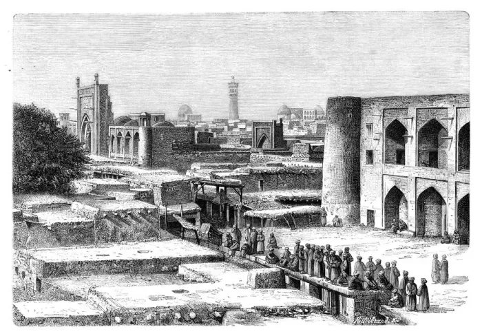 Framed Print : Khiva, Uzbekistan, 1895 Framed Print : Khiva, Uzbekistan, 1895