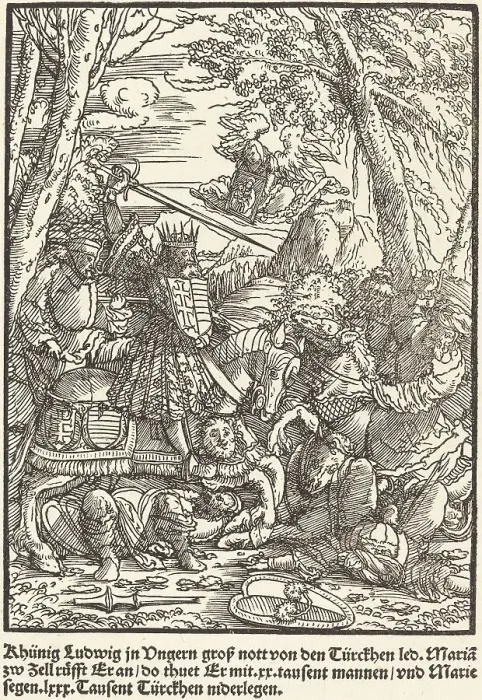 Framed Print : Khunig Ludwig... c. 1503. Creator: Master of the Legend Scenes Framed Print : Khunig Ludwig... c. 1503. Creator: Master of the Legend Scenes