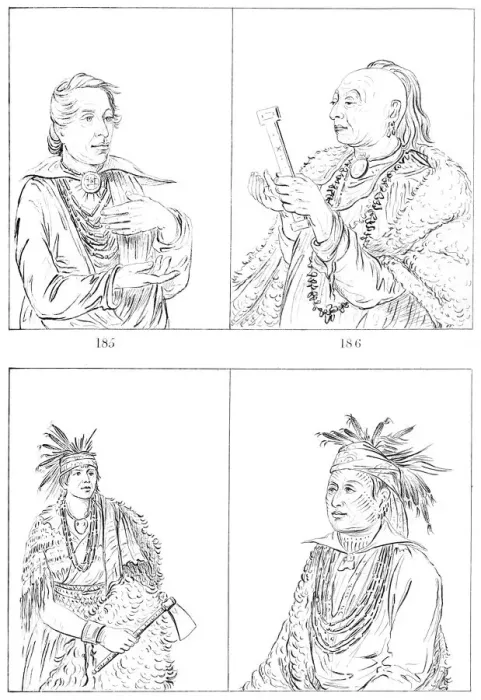 Framed Print : Kickapoos and Weas, 1841. Artist: Myers and Co