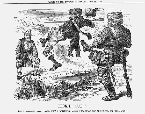 Kick'd Out!!, 1870. Artist: Joseph Swain