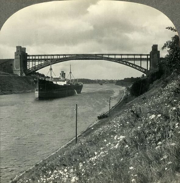 The Kiel Ship Canal Connecting the Baltic and North Seas, Kiel, Germany, c1930s