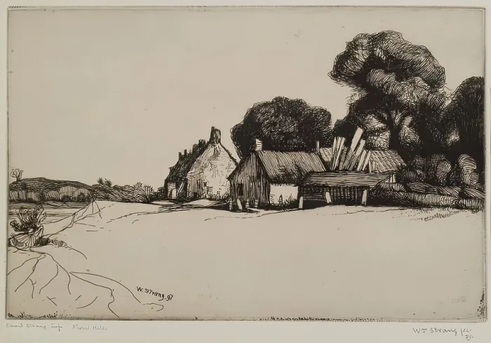 Framed Print : Kilcreggan, 1897. Creator: William Strang Framed Print : Kilcreggan, 1897. Creator: William Strang