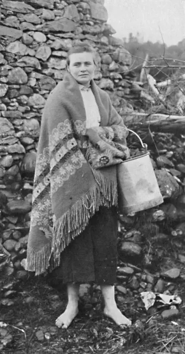Framed Print : A Killarney peasant girl, Ireland, 1912 Framed Print : A Killarney peasant girl, Ireland, 1912