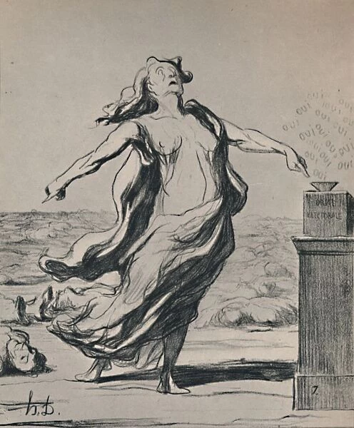 This Has Killed That, 1871, (1946). Artist: Honore Daumier