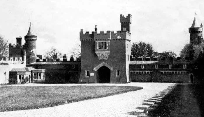 Framed Print : Killyleagh Castle courtyard, Killyleagh, County Down, Northern Island, early 20th century Framed Print : Killyleagh Castle courtyard, Killyleagh, County Down, Northern Island, early 20th century