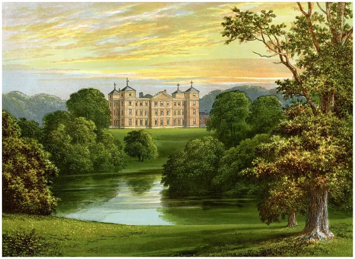 Framed Print : Kimberley Hall, Norfolk, home of the Earl of Kimberley, c1880 Framed Print : Kimberley Hall, Norfolk, home of the Earl of Kimberley, c1880