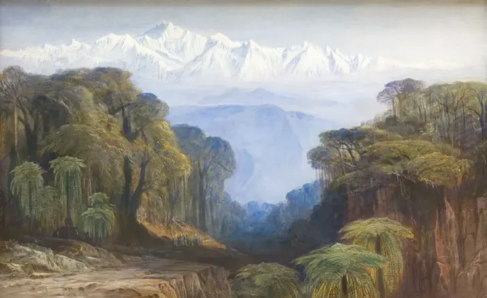 Framed Print : Kinchinjunga, 1877. Creator: Edward Lear Framed Print : Kinchinjunga, 1877. Creator: Edward Lear