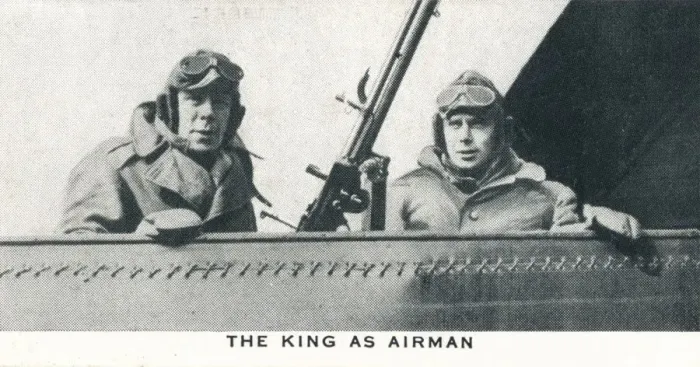 Framed Print : The King as Airman, 1918 (1937) Framed Print : The King as Airman, 1918 (1937)