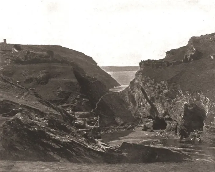 Framed Print : King Arthurs Castle, Tintagel, Cornwall, 1894. Creator: Unknown Framed Print : King Arthurs Castle, Tintagel, Cornwall, 1894. Creator: Unknown