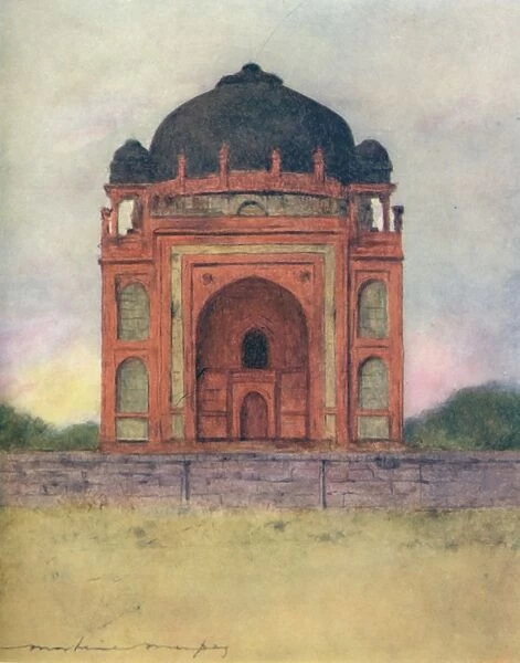 King Babars Tomb, 1905. Artist: Mortimer Luddington Menpes